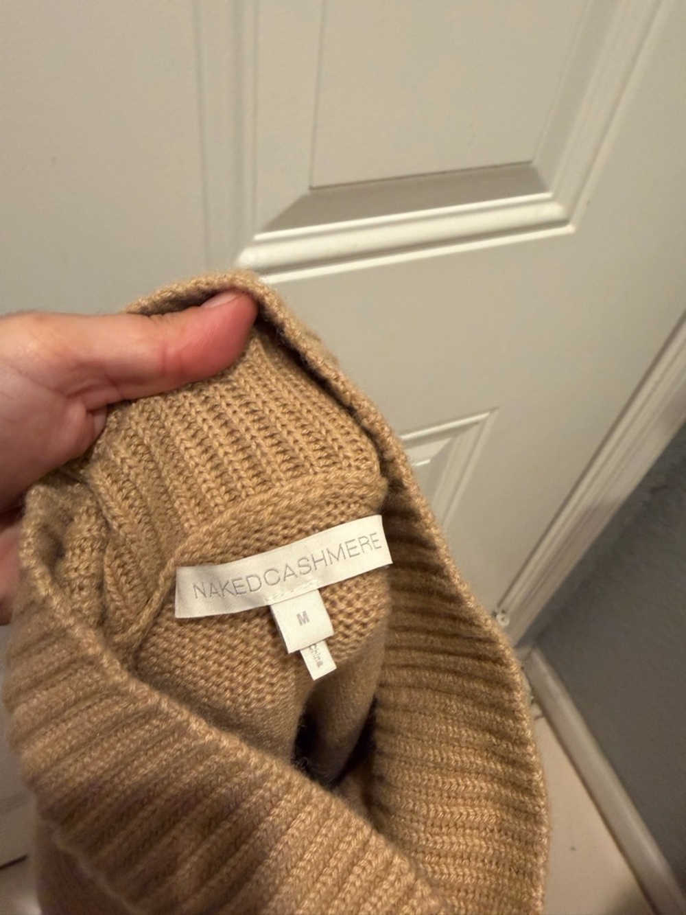 Naked Cashmere Gianna Mini Dress Camel Turtleneck Sz M — image 4 of 5